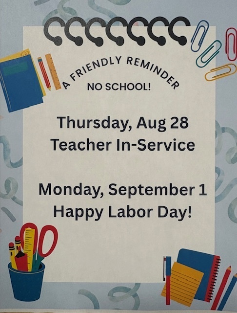 No School Flyer