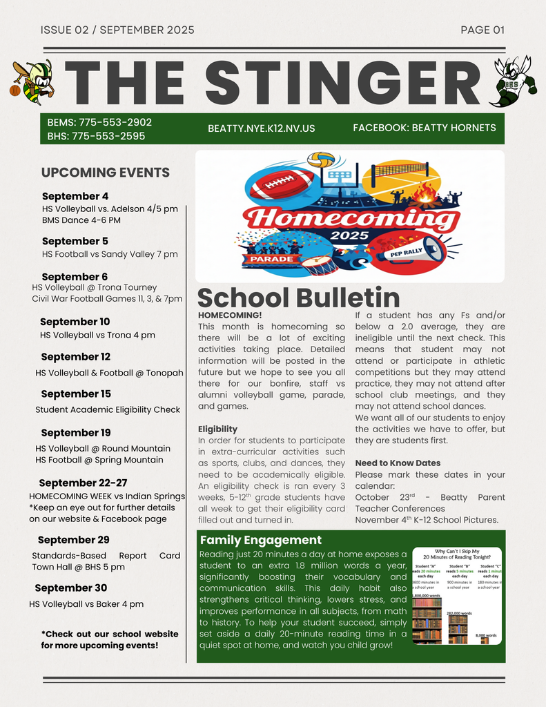 The Stinger, September 2025