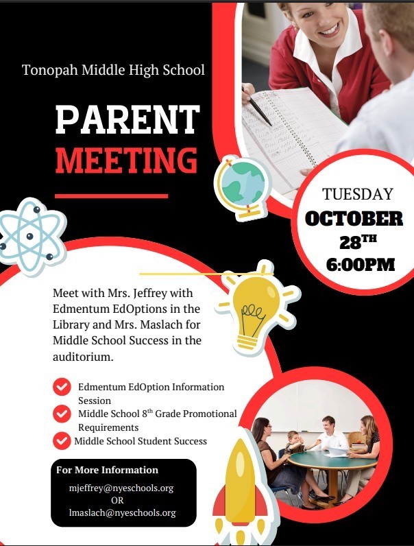 Parent Night Flyer