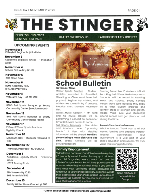  THE STINGER issue 4 pg 1