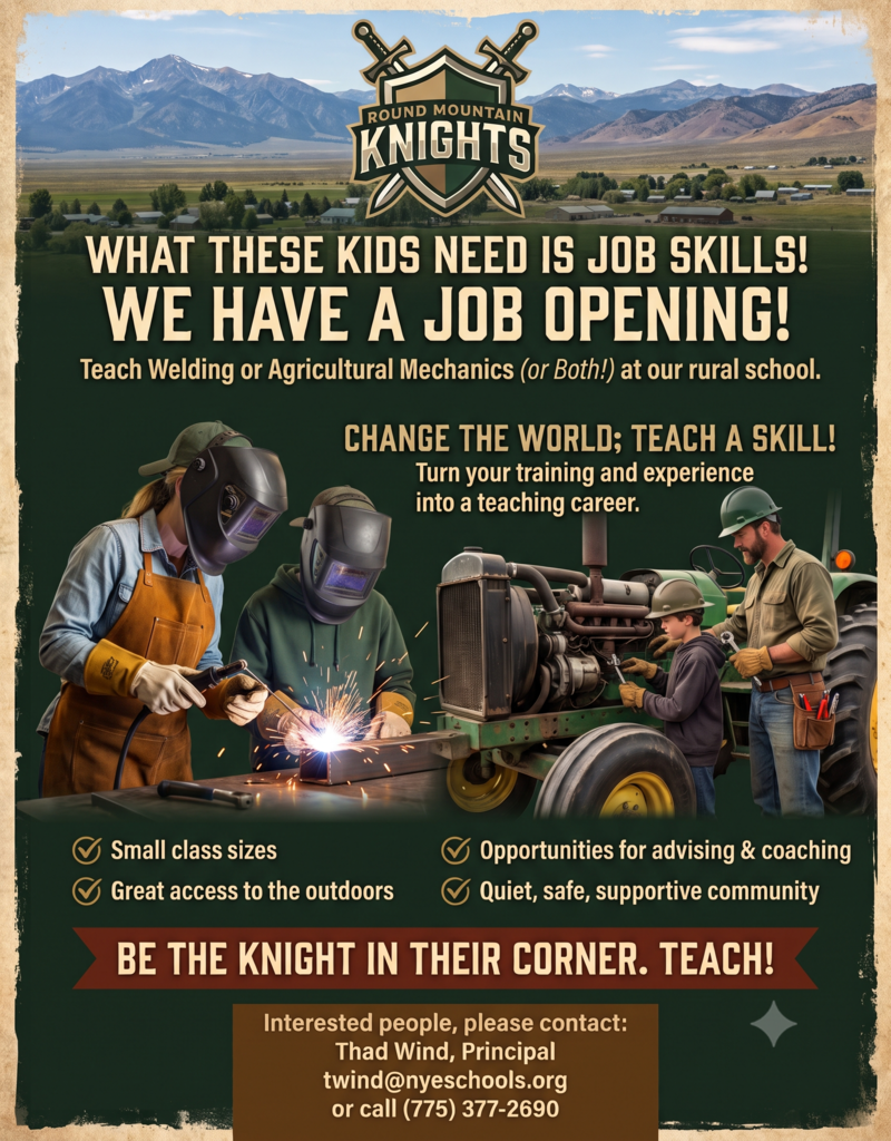 Welding or Ag Mech Teacher Flyer