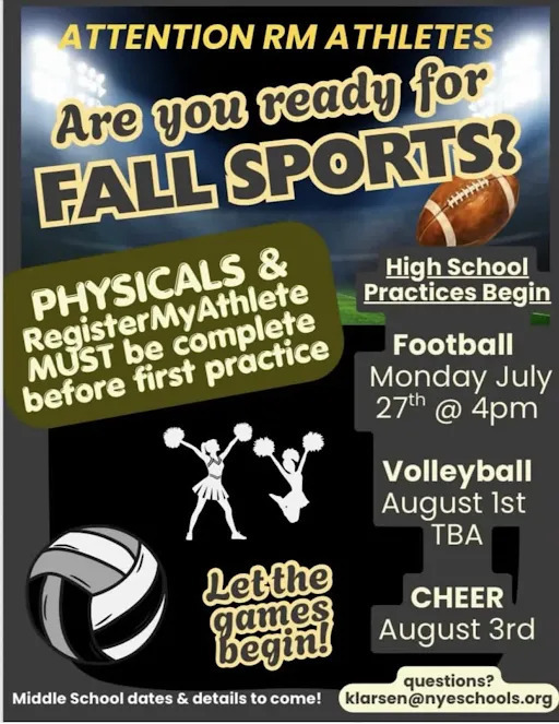 RMHS Athletic Flyer