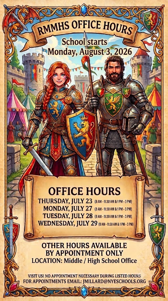 RMMHS 26-27 Office Hours
