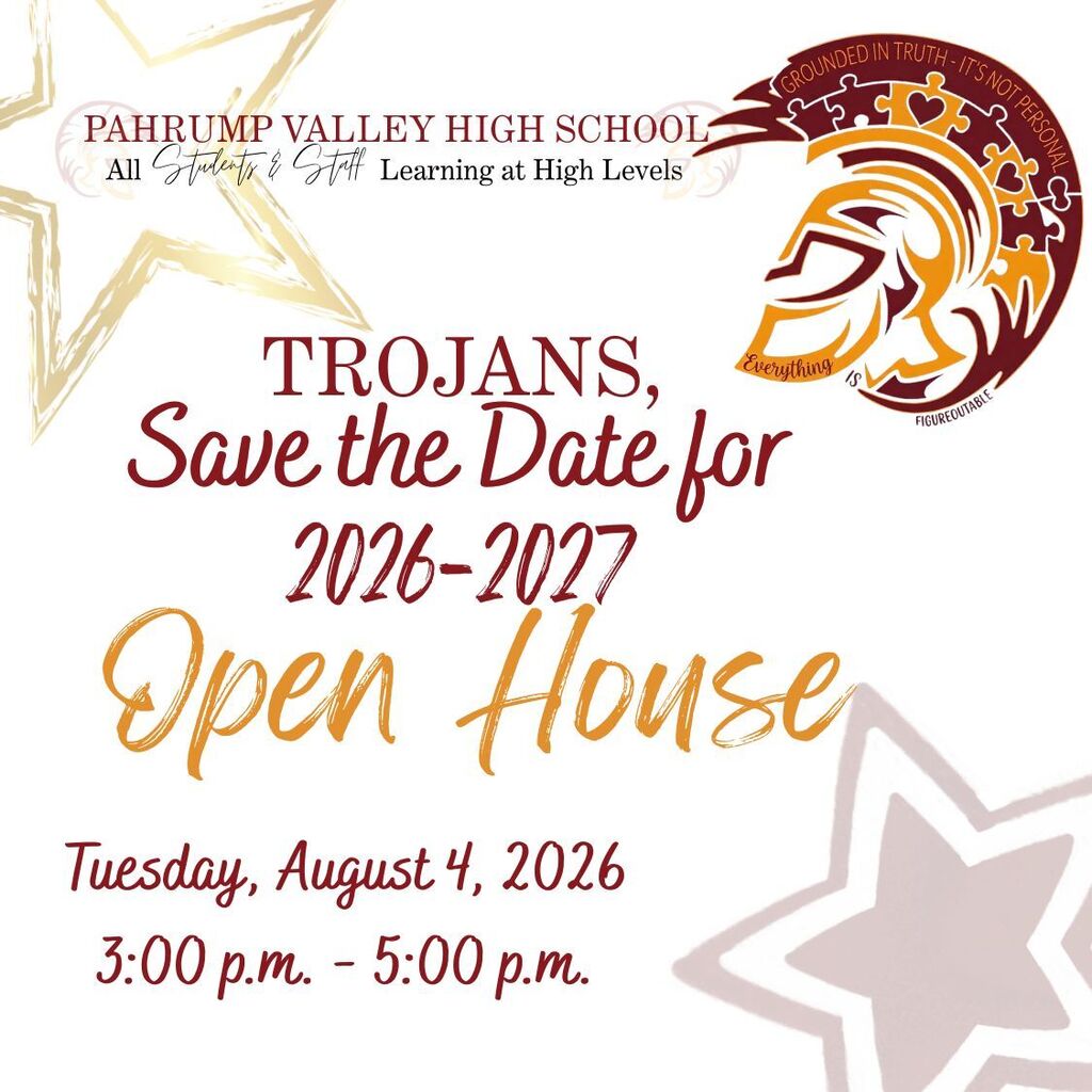 PVHS Open House Flyer