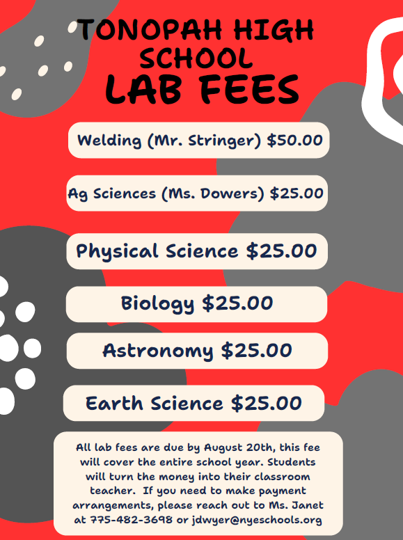 Lab Fee Schedule