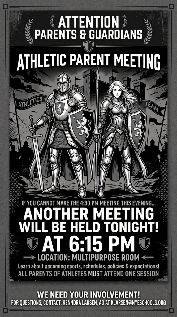 Athletic Parent Meeting Information