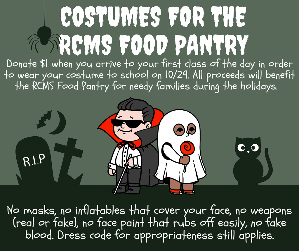 Costumes for the RCMS Food Pantry