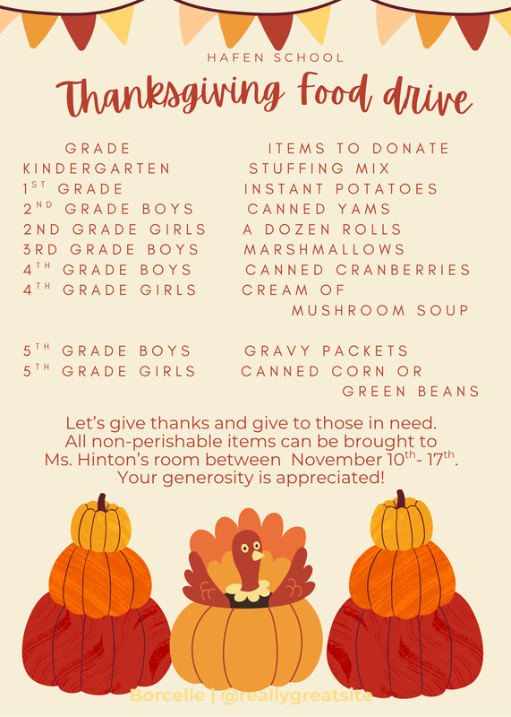 Thanksgiving Food Drive