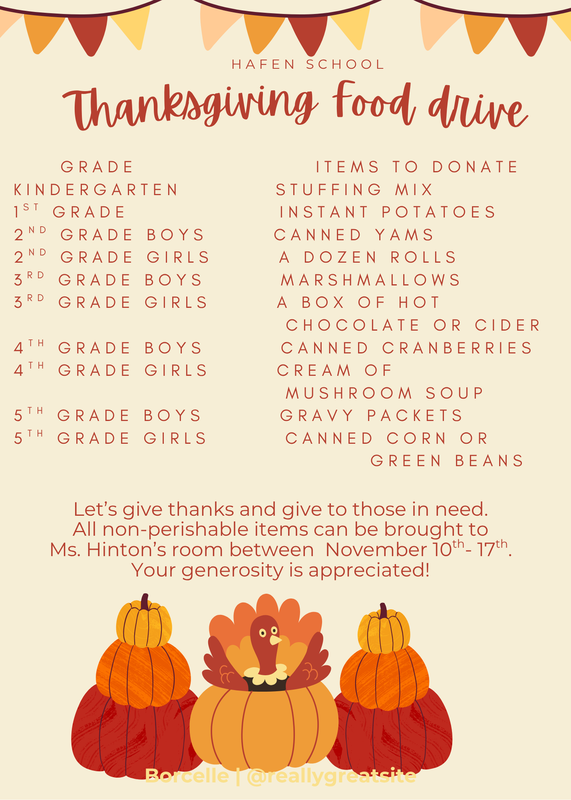 Thanksgiving Food Drive