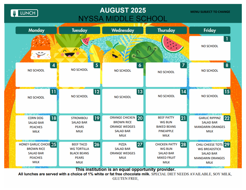 Aug NMS Menu