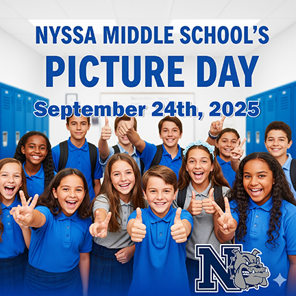 Nyssa Middle School Picture Day September 24th