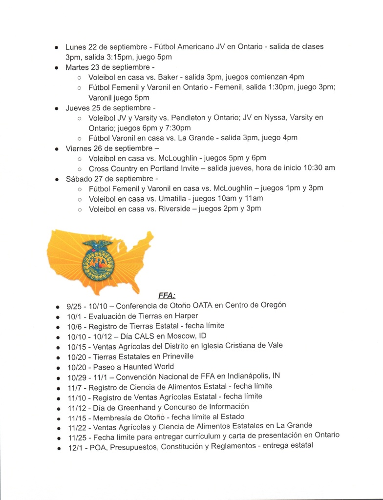 NHS Weekly Newsletter
