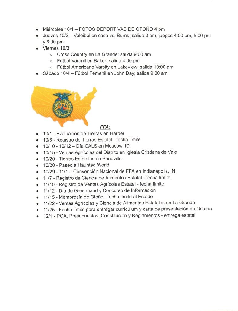 NHS Weekly Newsletter