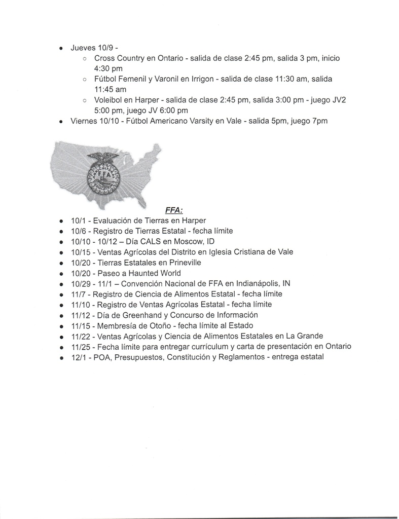 NHS Weekly Newsletter