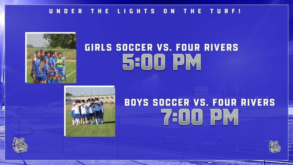 Soccer under the lights on the turf!