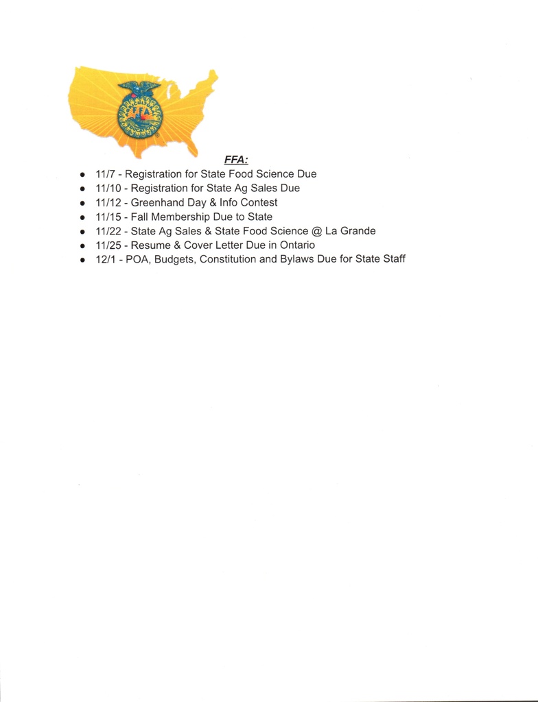 NHS Weekly Newsletter