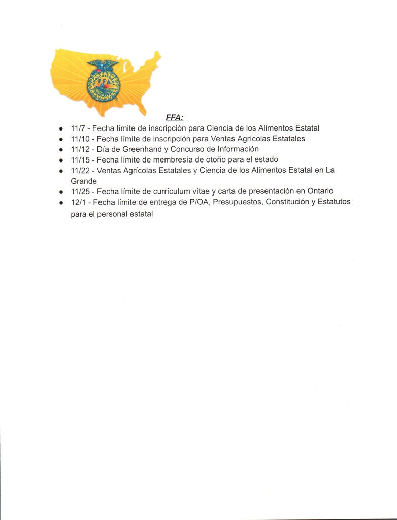 NHS Weekly Newsletter