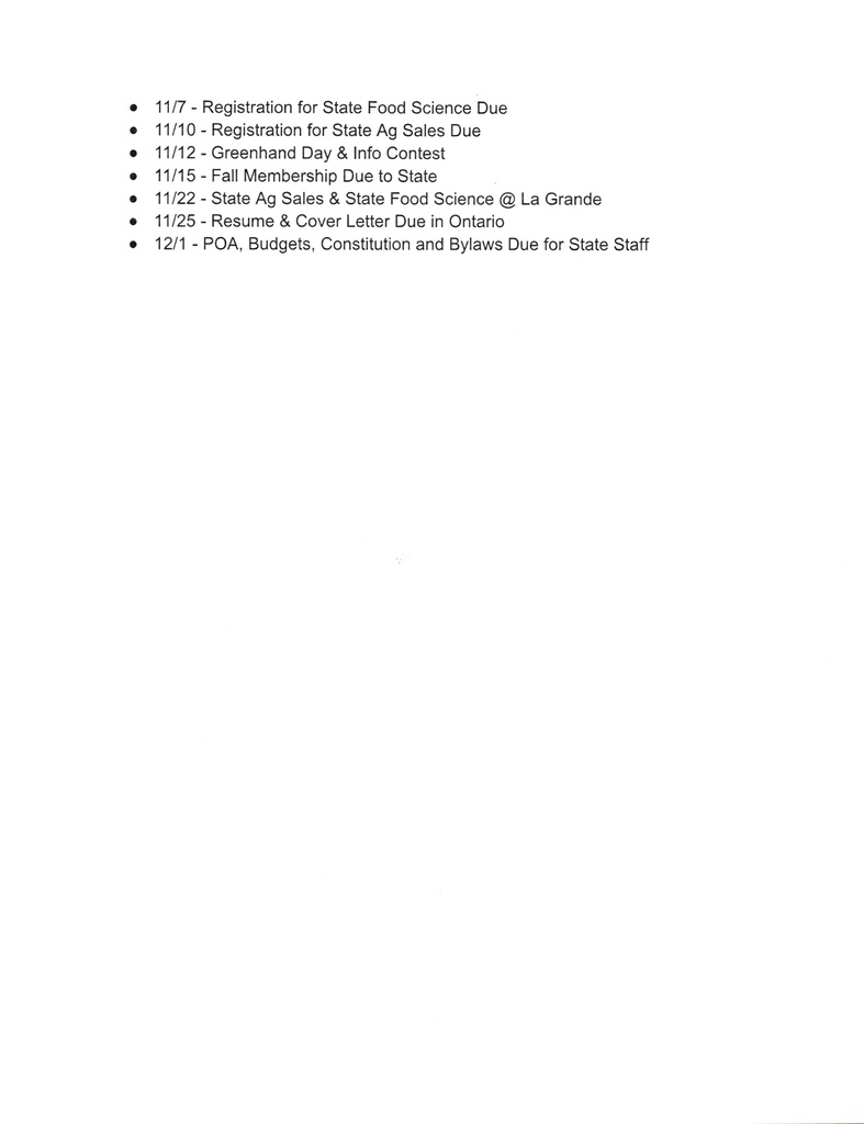 NHS Weekly Newsletter