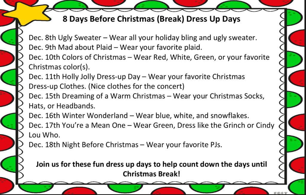 Dress Up Days