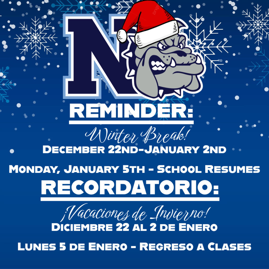 Winter Break/Vacaciones de Invierno