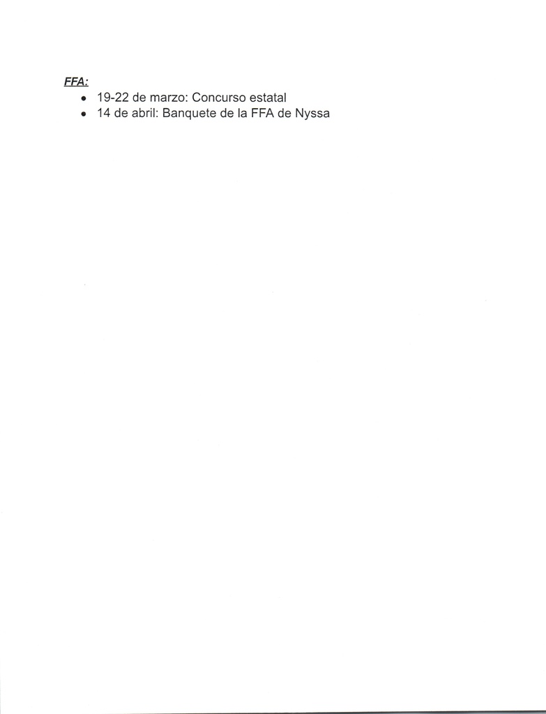 NHS Weekly Newsletter