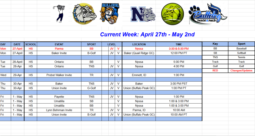NHS Sports 4/27