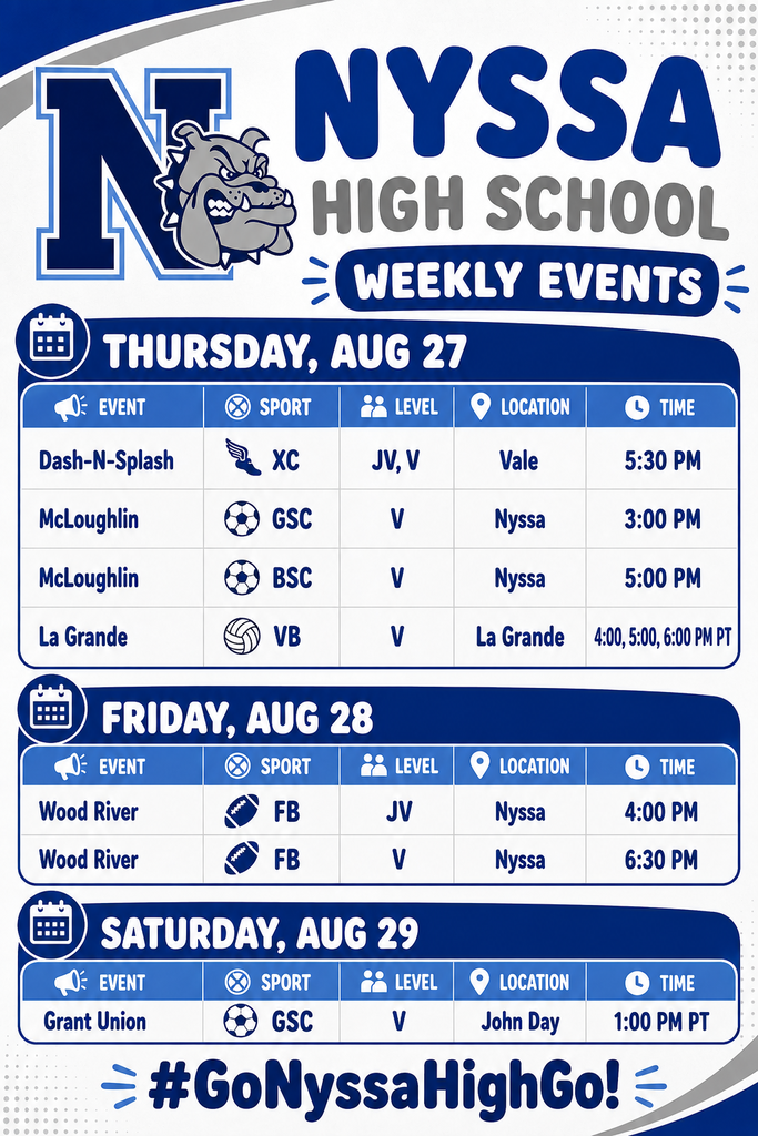 8/28 NHS Bulldog Weekly Sports 