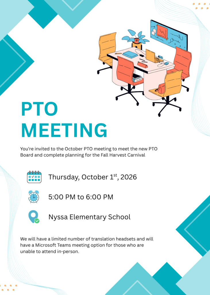 PTO Meeting Oct. 1st