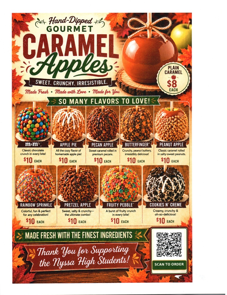 Caramel Apple Fundraiser