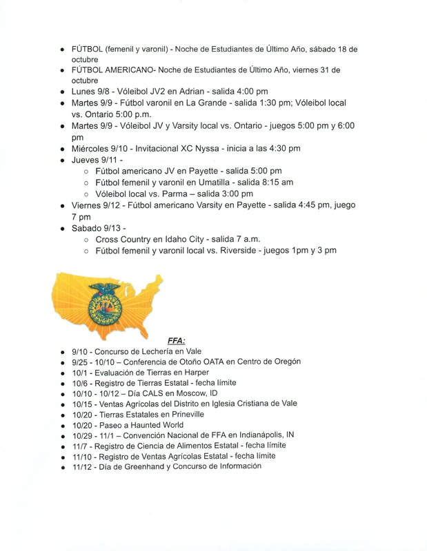 NHS Weekly Newsletter