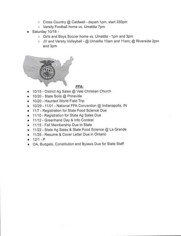 NHS Weekly Newsletter