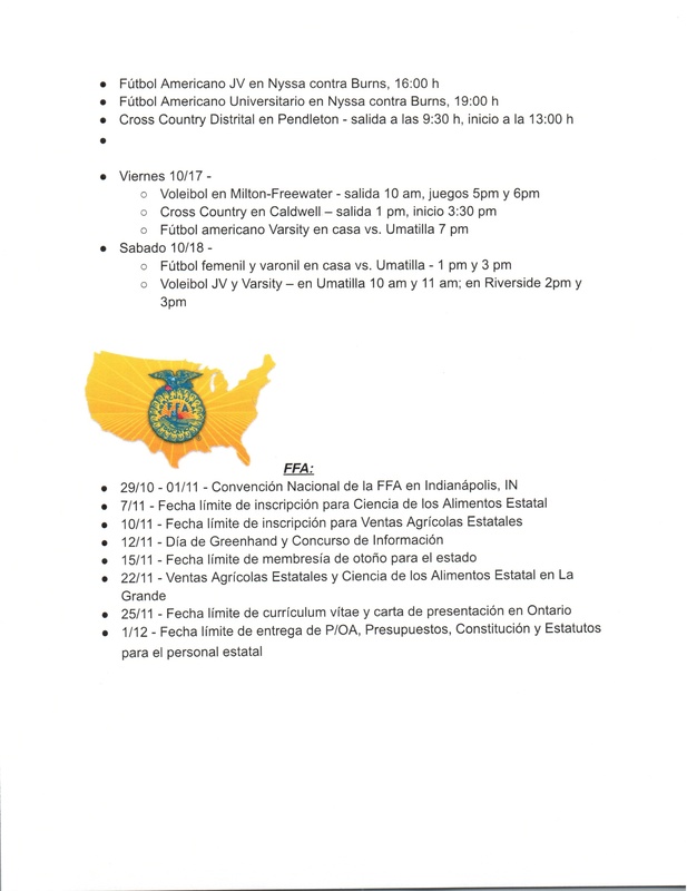 NHS Weekly Newsletter