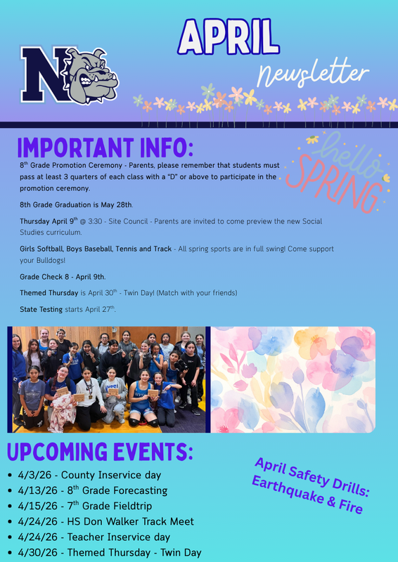 NMS April Newsletter