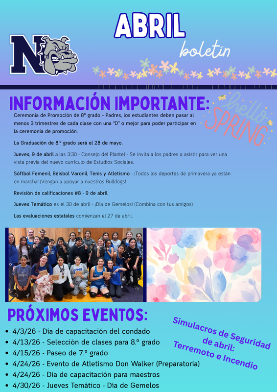 NMS Boletín de Abril