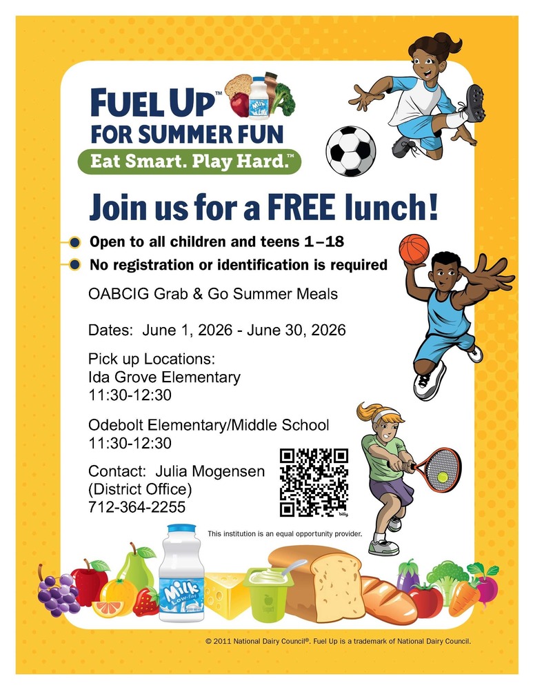 summer meals information flyer