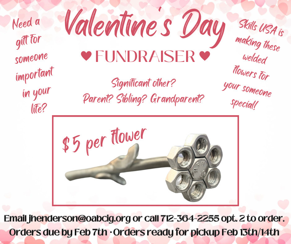 metal flower fundraiser