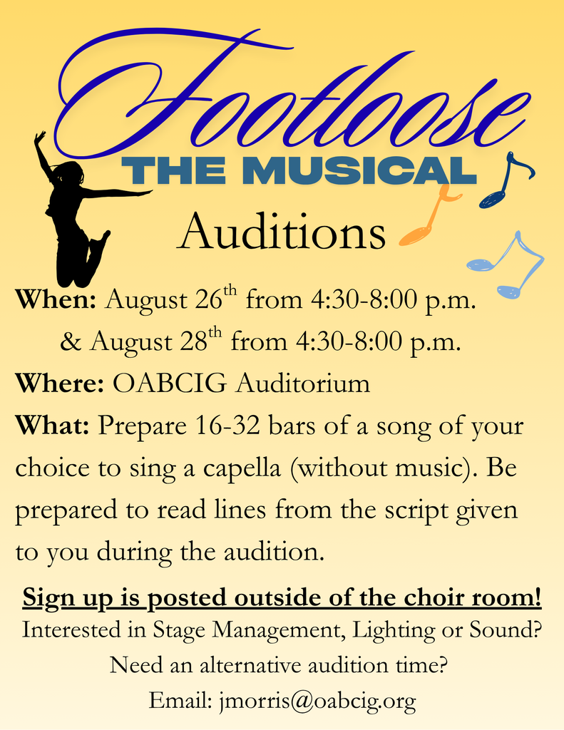 Footloose student auditions