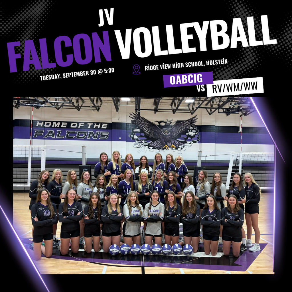 High School JV Volleyball Quad Game in Holstein