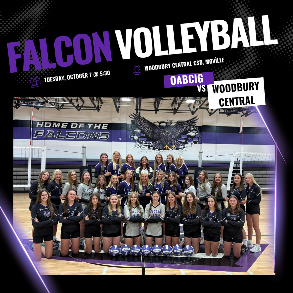 OABCIG HS Volleyball vs Woodbury Central