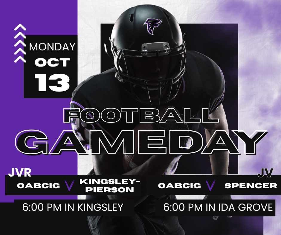 OABCIG High School JV/JVR Football games