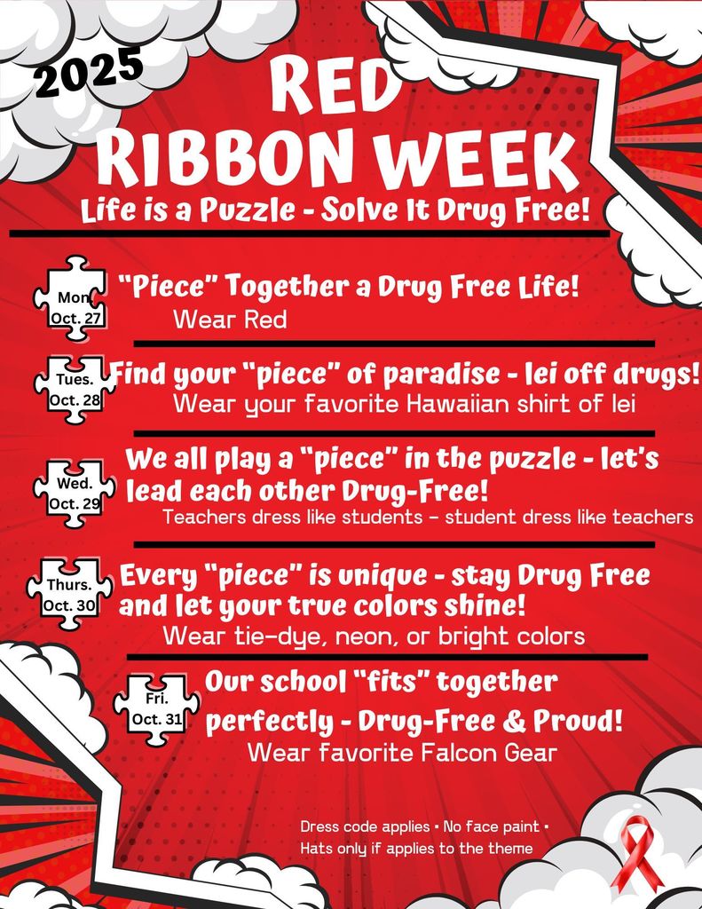 Red Ribbon Week OABCIG Elementaries and Middle School