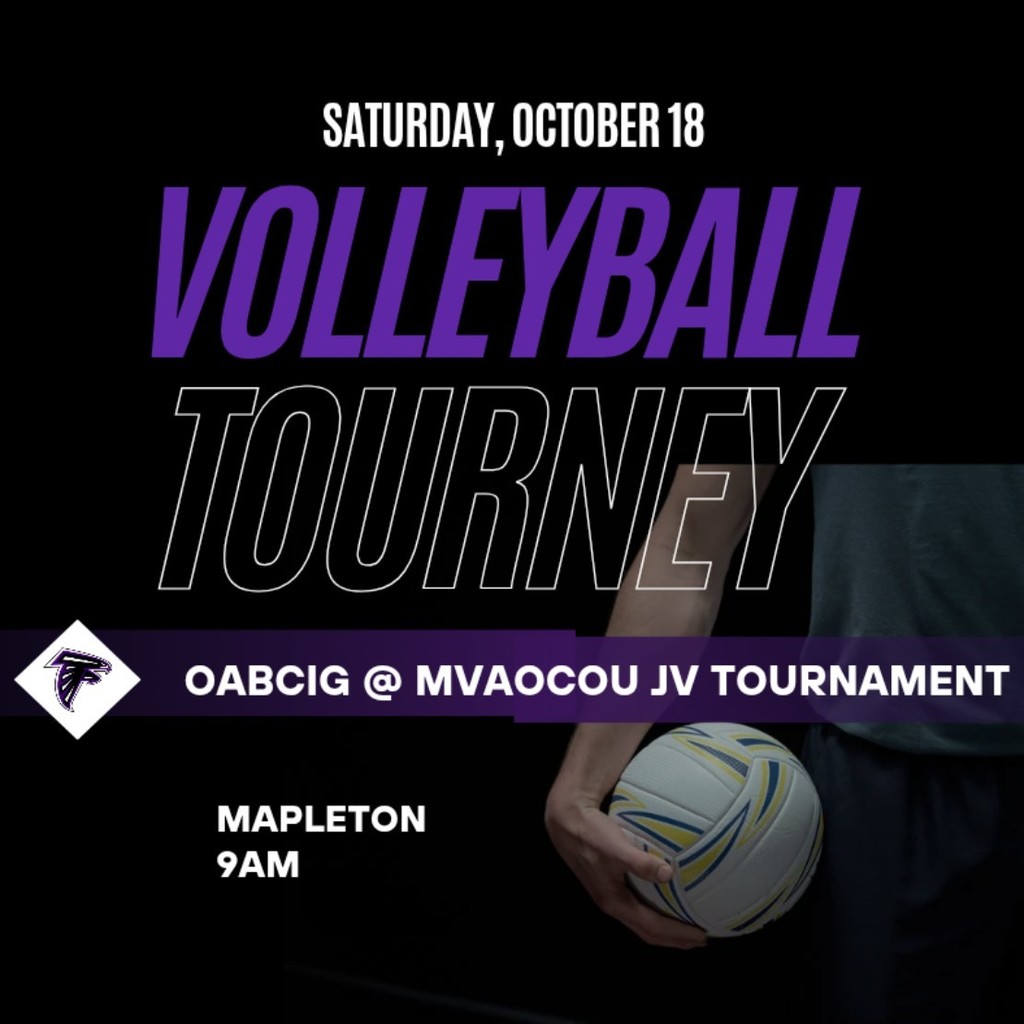 Falcon JV Volleyball at Maplteon Tourney