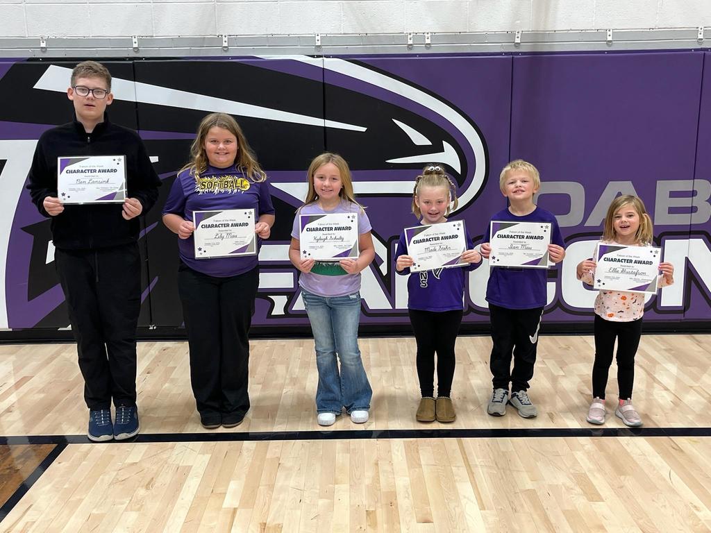 Odebolt Elementary Falcons of the Week