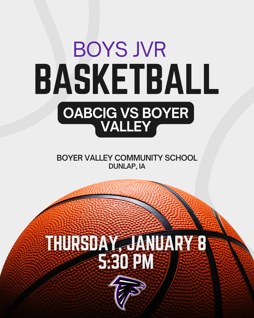 High School Boys JVR Basketball game vs Boyer Valley