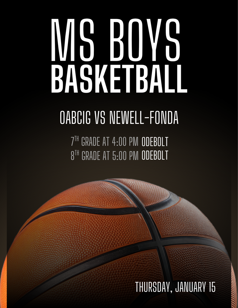 MS Boys Basketball in Odebolt vs Newell-Fonda