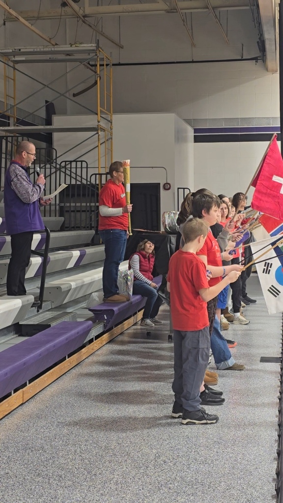 Ceremony of lighting the torch