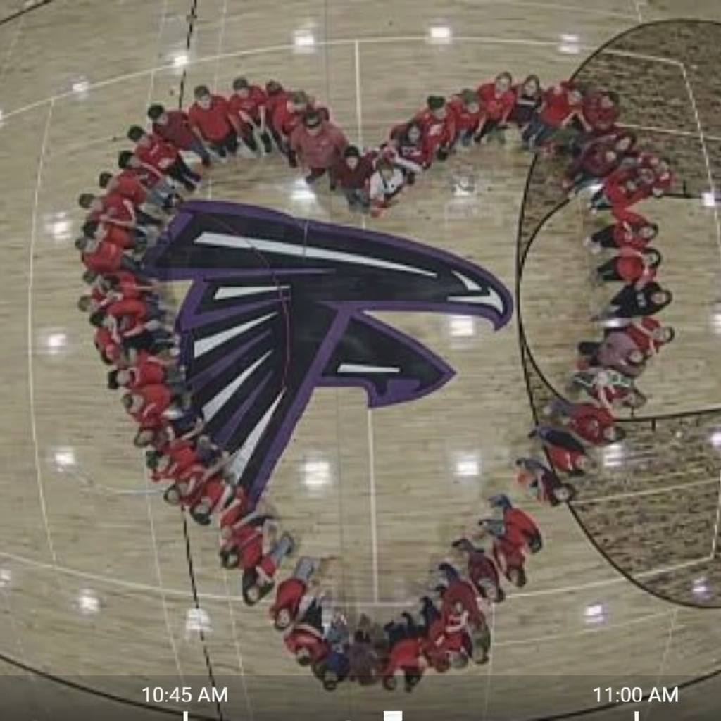 HS Staff & Students Wear Red for heart health awareness