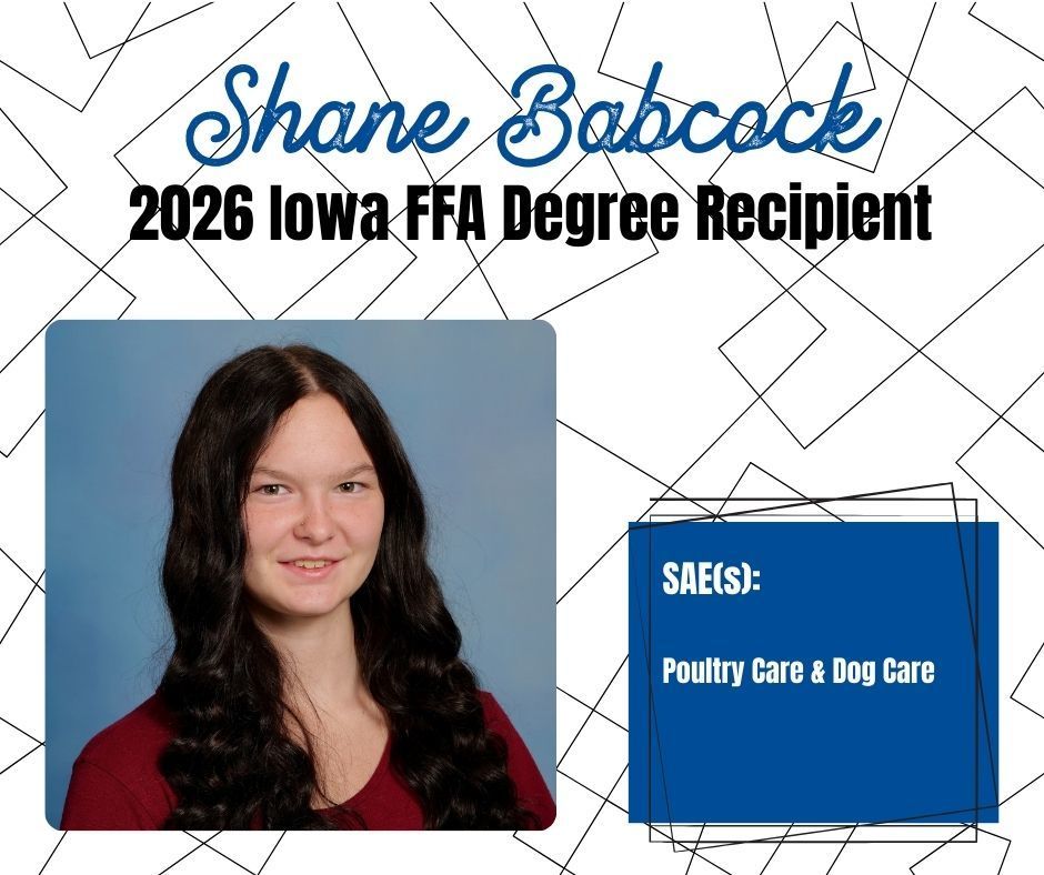 FFA Degree Recipient