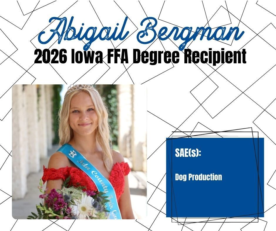 FFA Degree Recipient