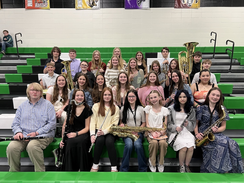 Middle School band member at WVC Honor Band Festival